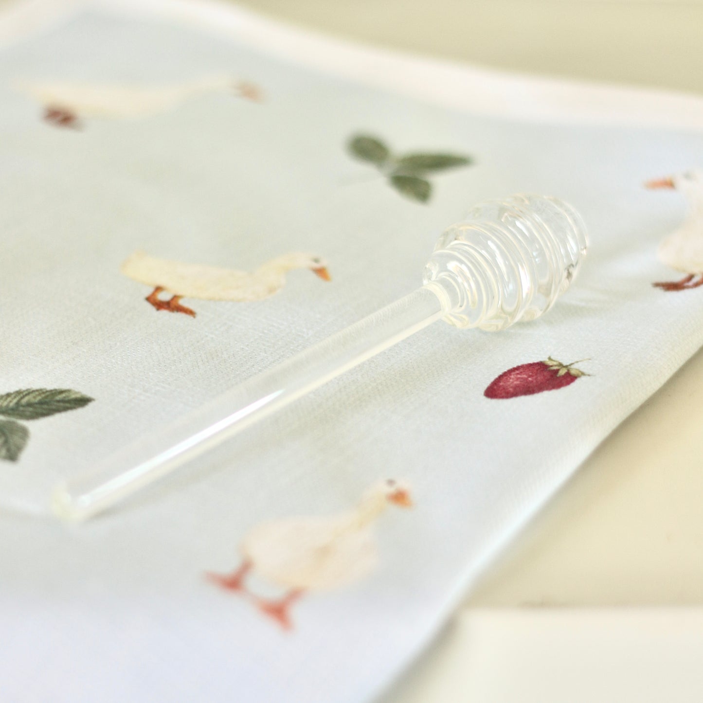Glass Honey Jar with dipper