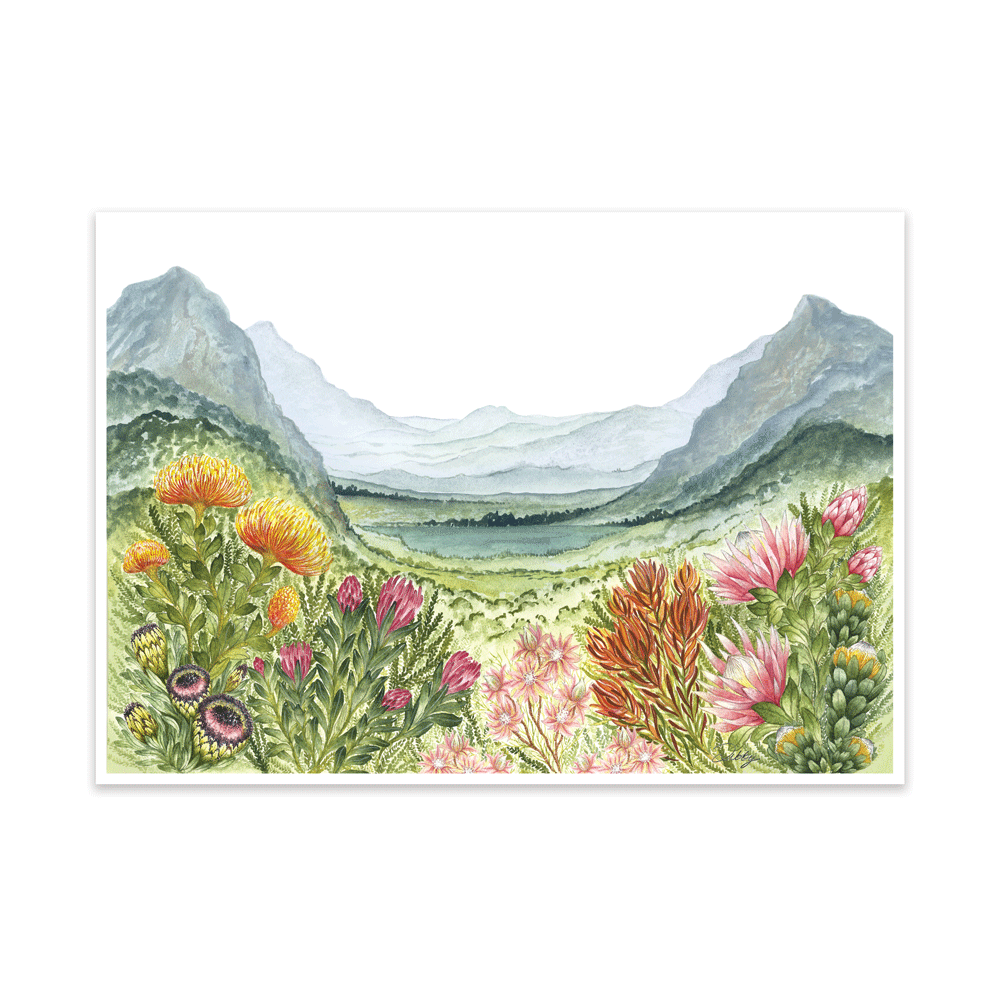 Protea Valley Print