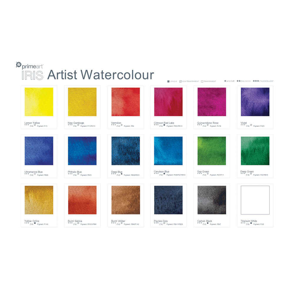PAINT PrimeArt Iris Watercolour Sets