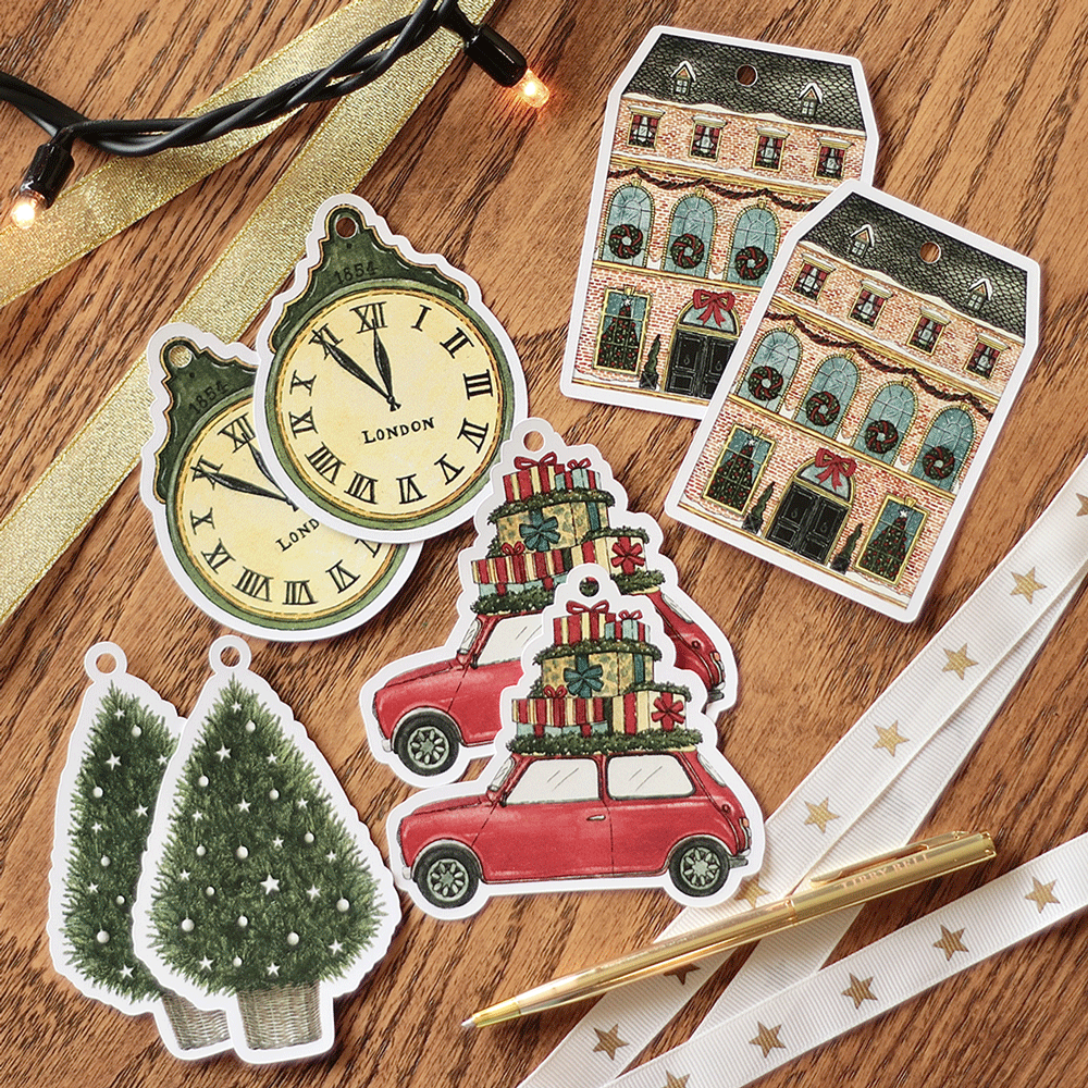 London Christmas Gift Tags (set of 8)