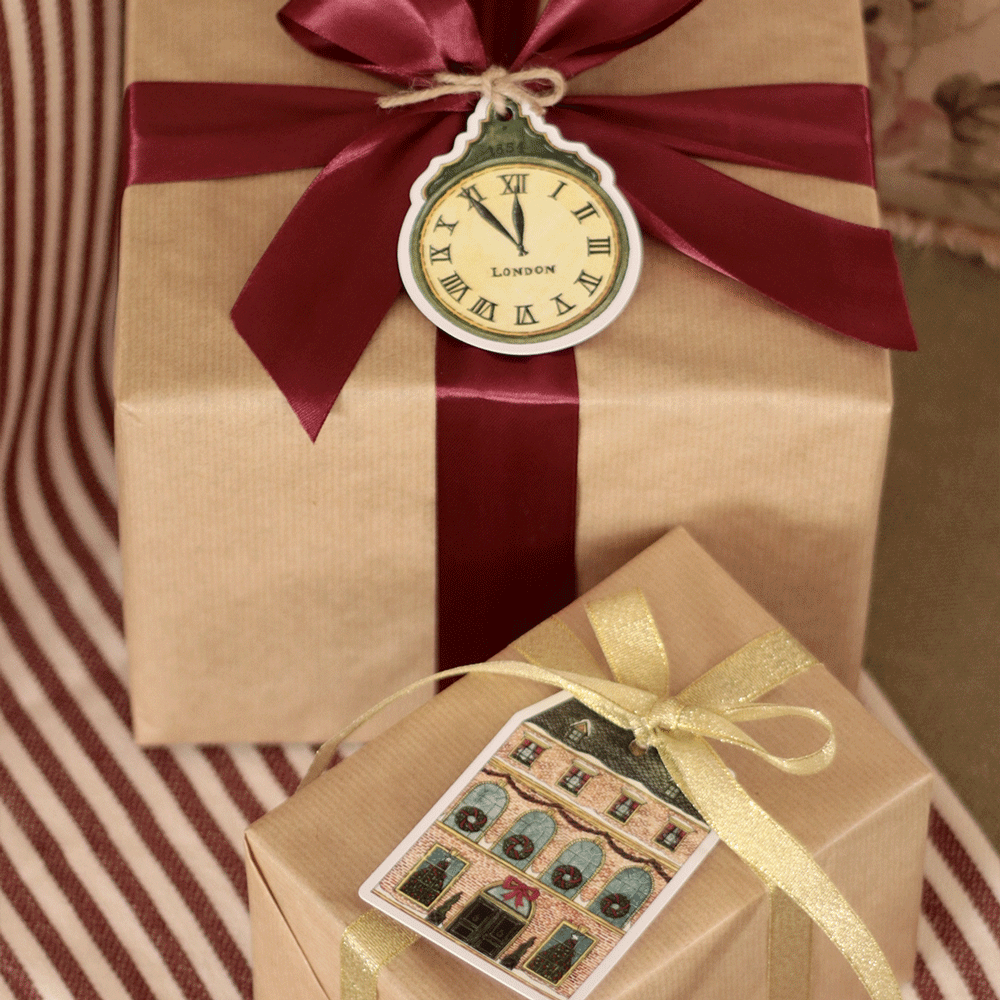 London Christmas Gift Tags (set of 8)