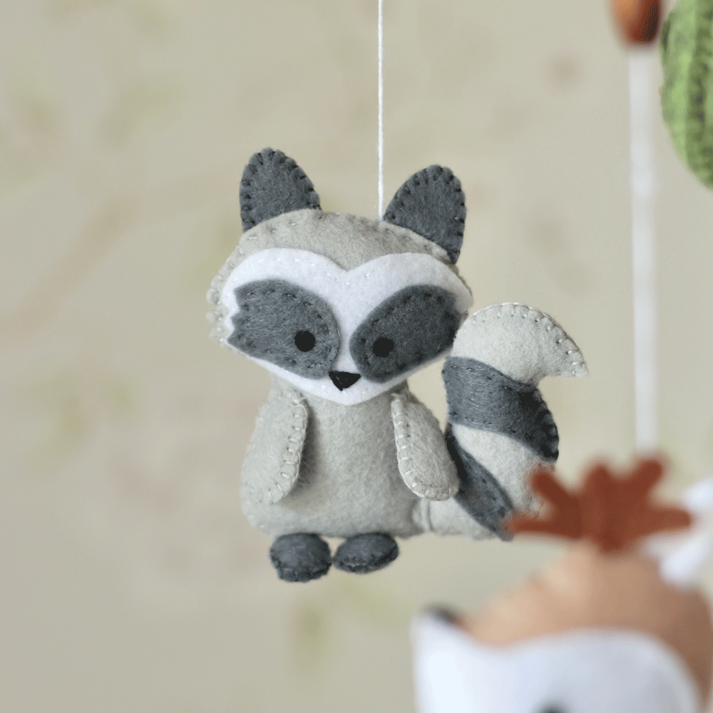 Woodland Felt Mobile