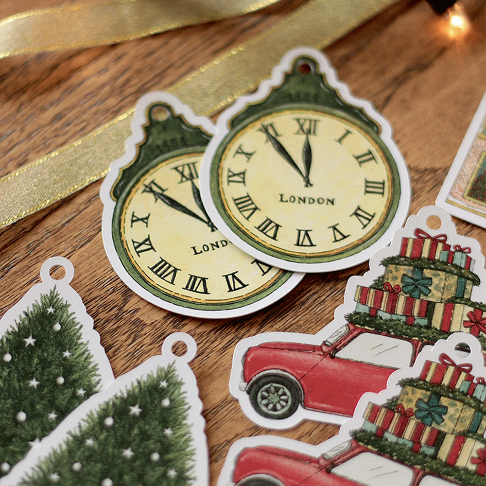 London Christmas Gift Tags (set of 8)