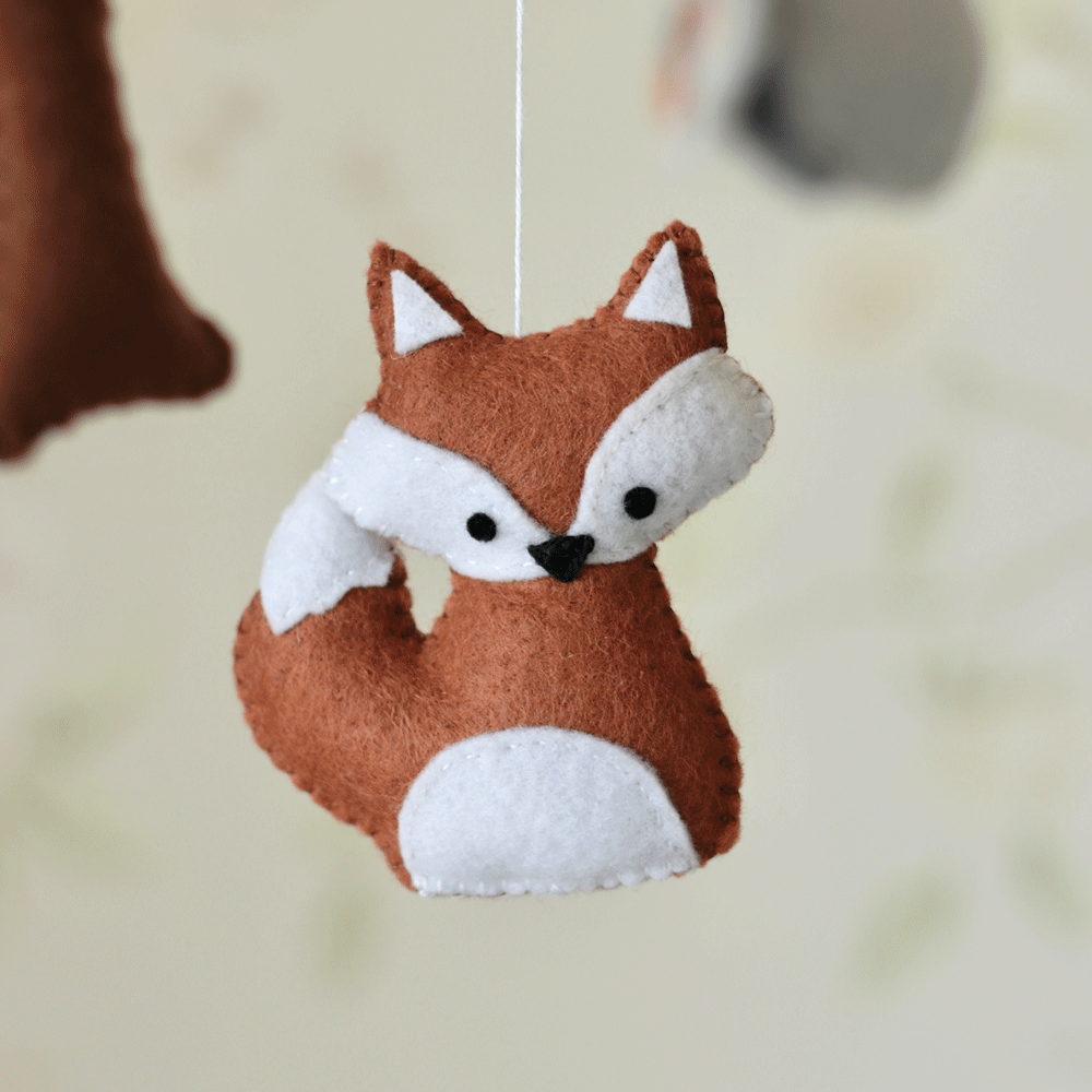 Woodland Felt Mobile