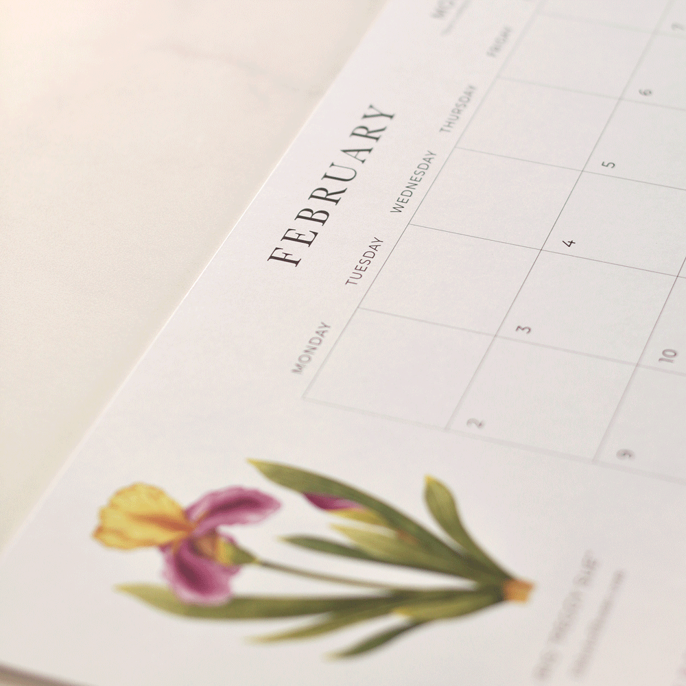 2026 A4 Deskpad Calendar (Medium)