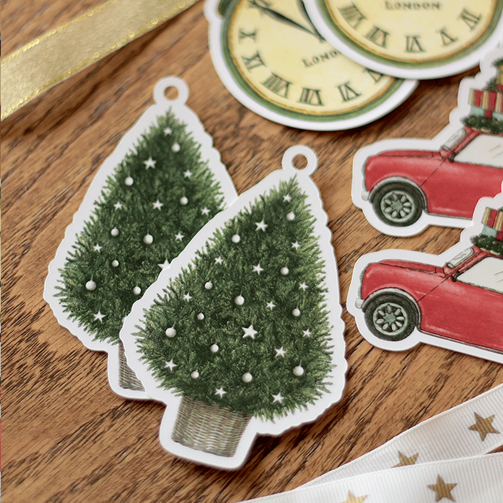 London Christmas Gift Tags (set of 8)