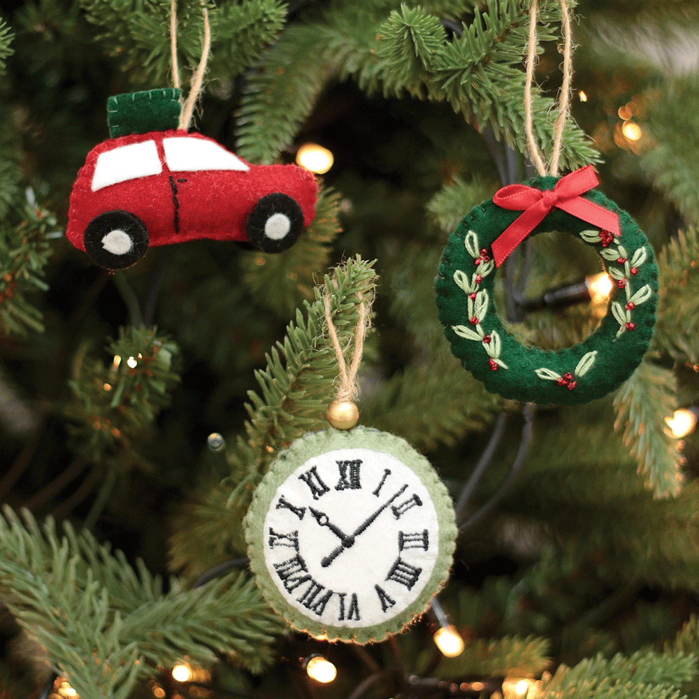 Wreath Felt Ornament