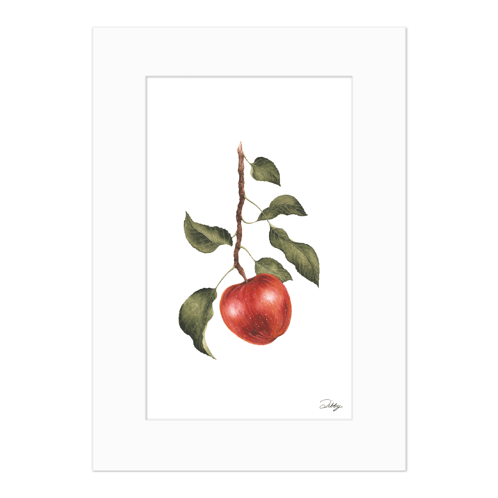Apple Study Print