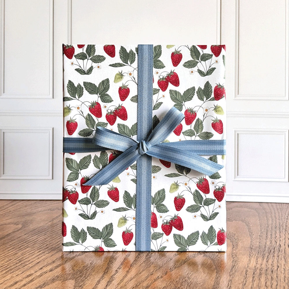 Wrapping Paper - Strawberries