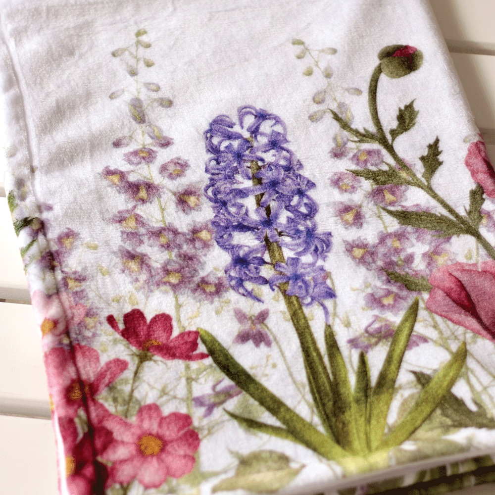 English Country Garden Luxe Blanket