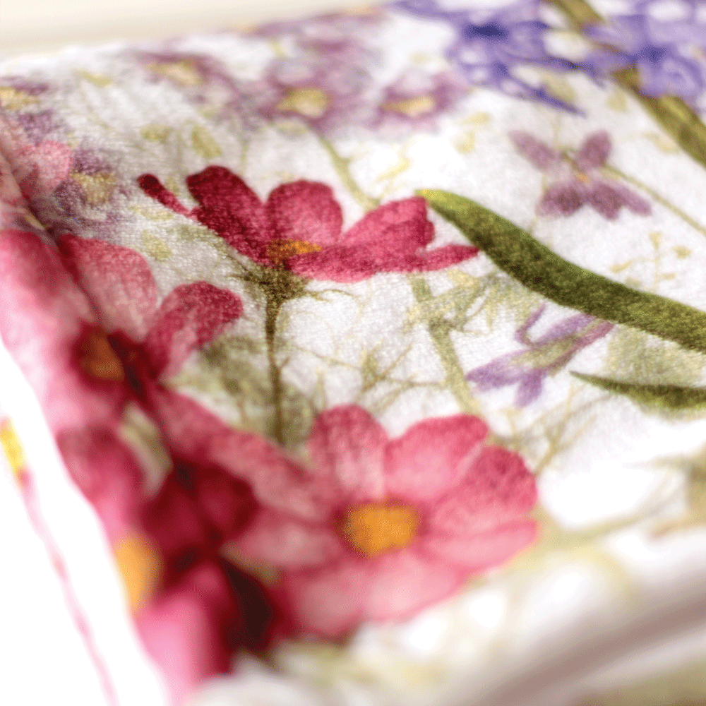 English Country Garden Luxe Blanket