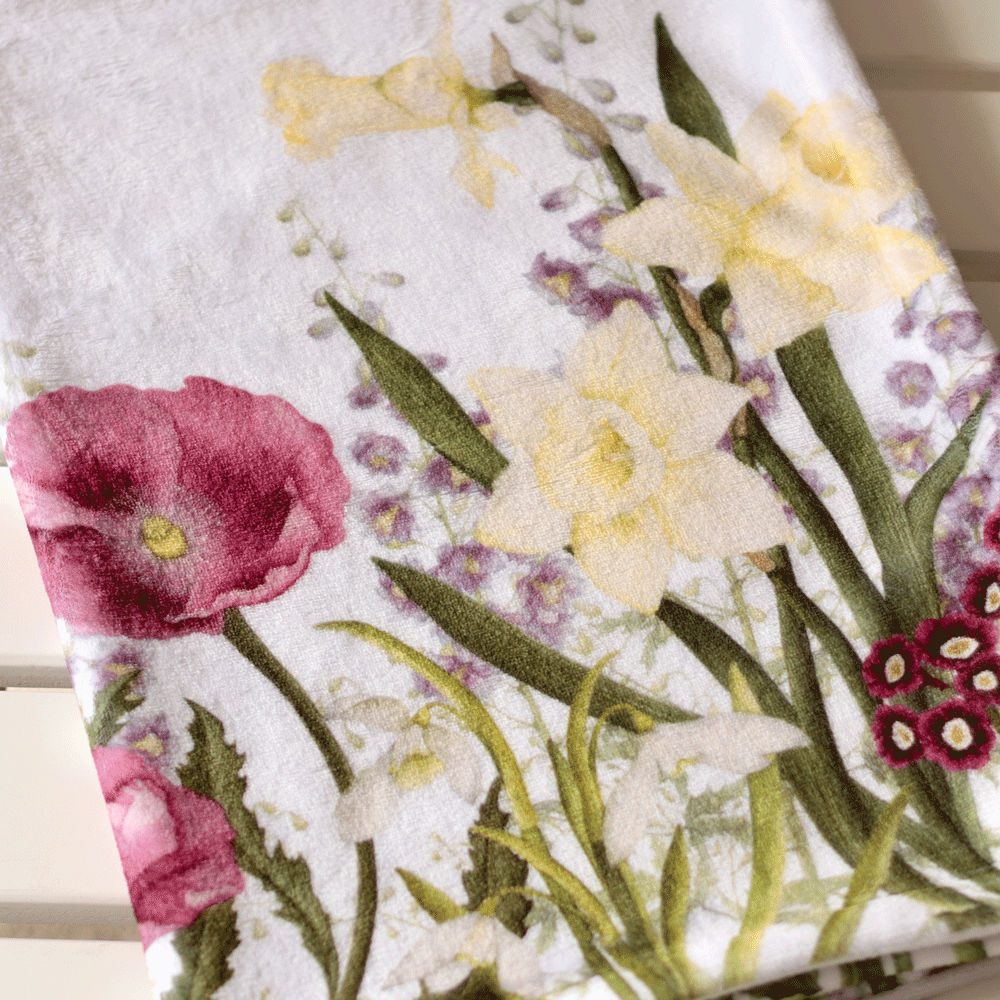 English Country Garden Luxe Blanket