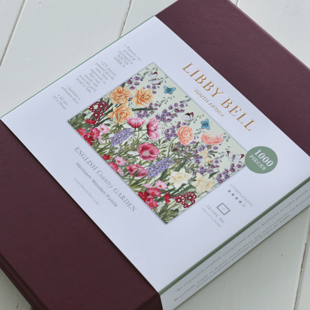 Heirloom Wooden Puzzle - English Country Garden