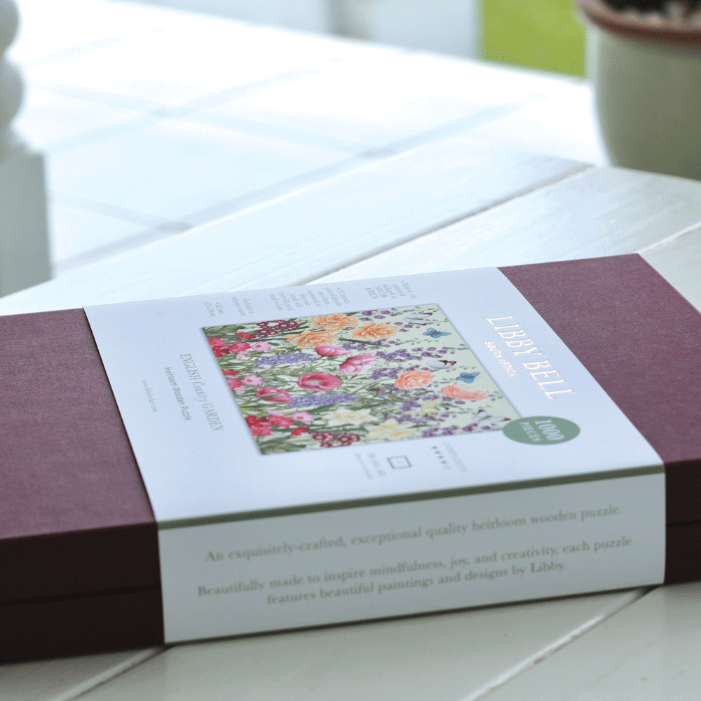 Heirloom Wooden Puzzle - English Country Garden