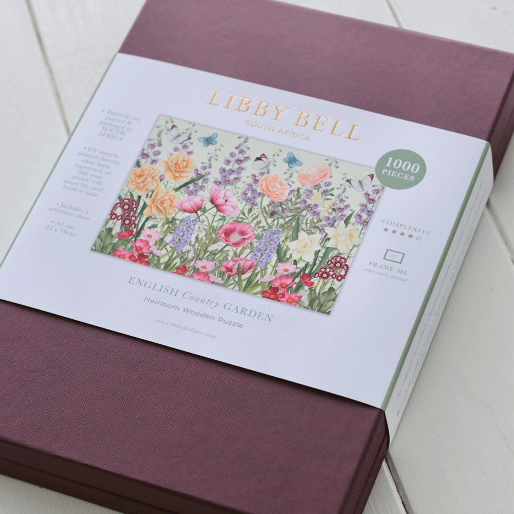 Heirloom Wooden Puzzle - English Country Garden