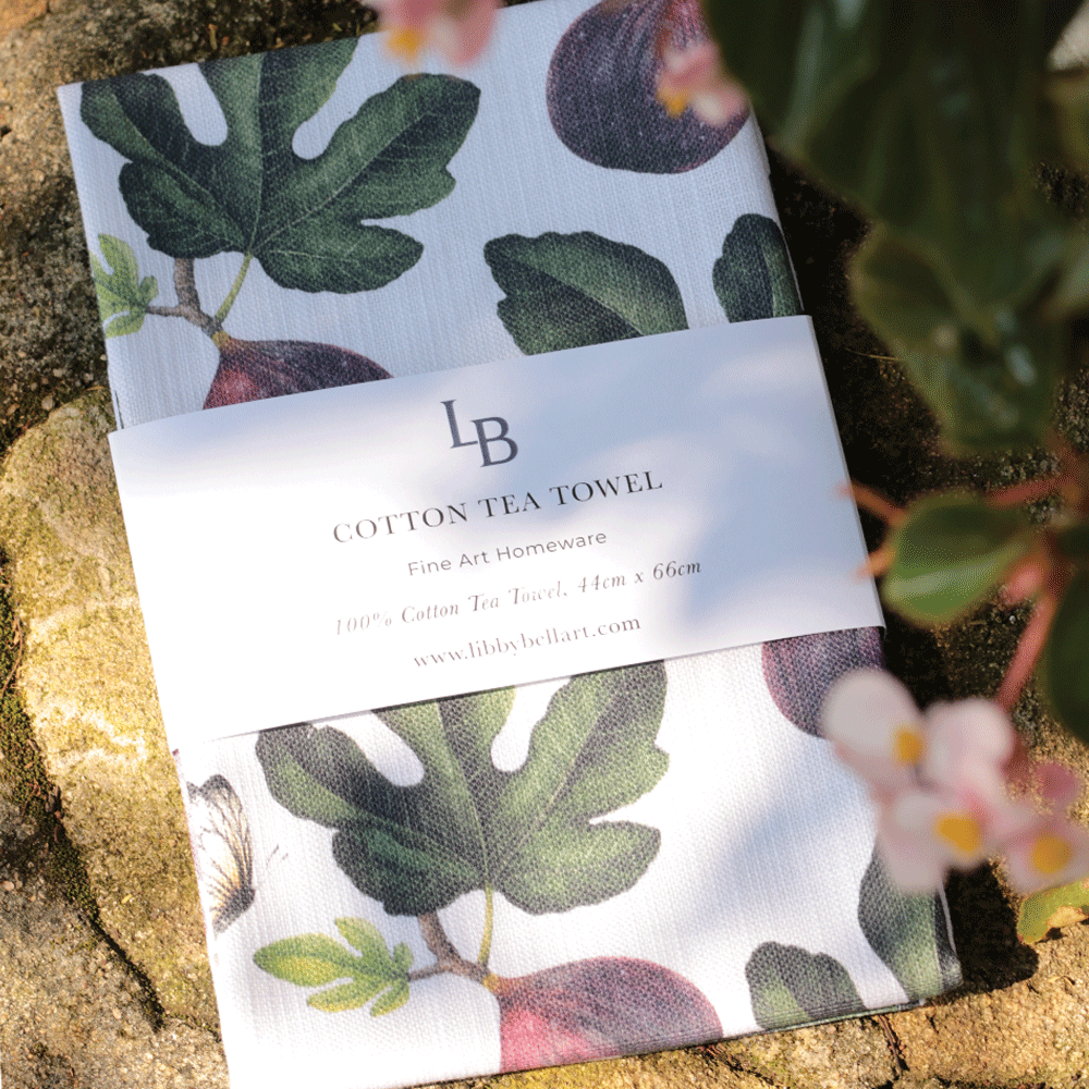 Figs 100% Cotton Tea Towel