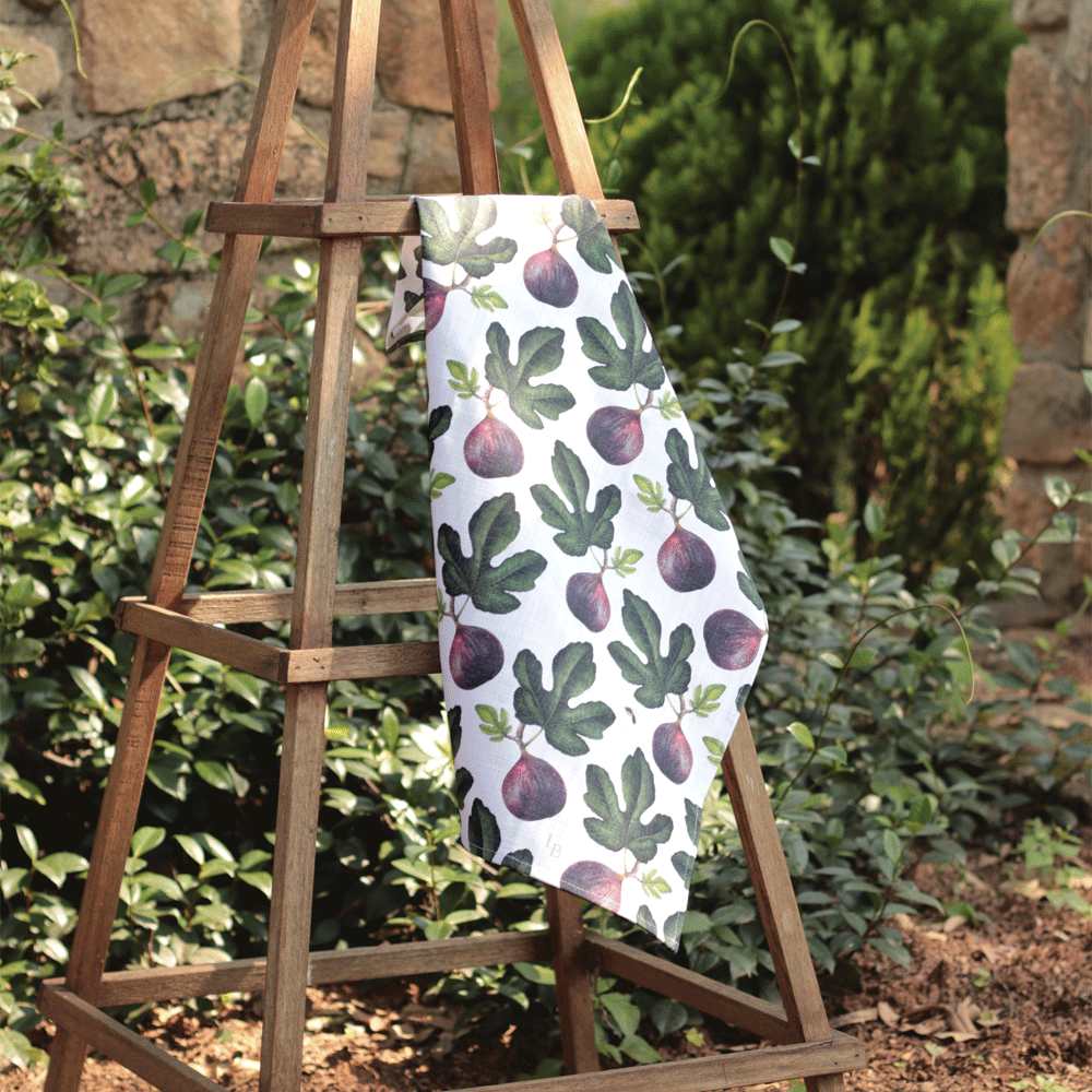 Figs 100% Cotton Tea Towel