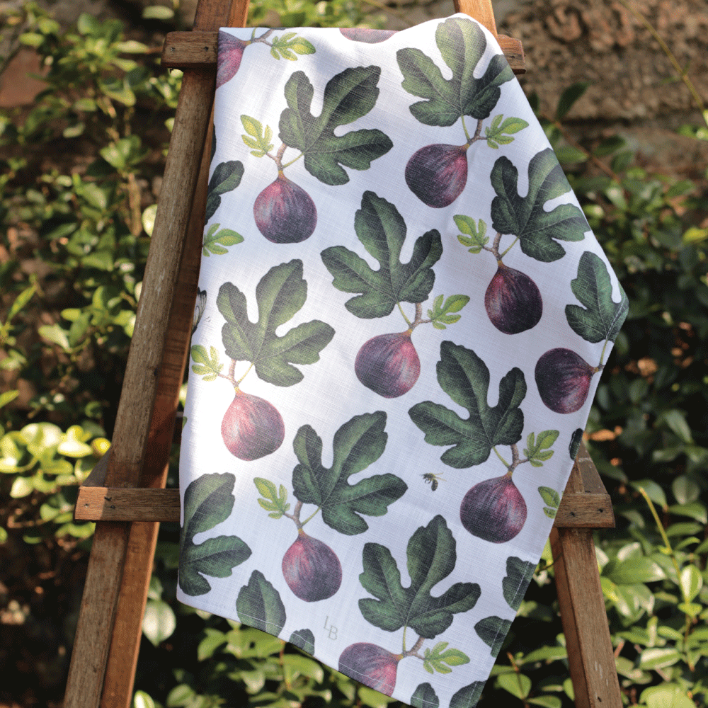 Figs 100% Cotton Tea Towel