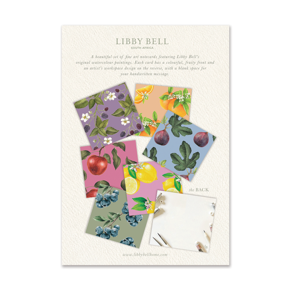 Fruits Notecard Set