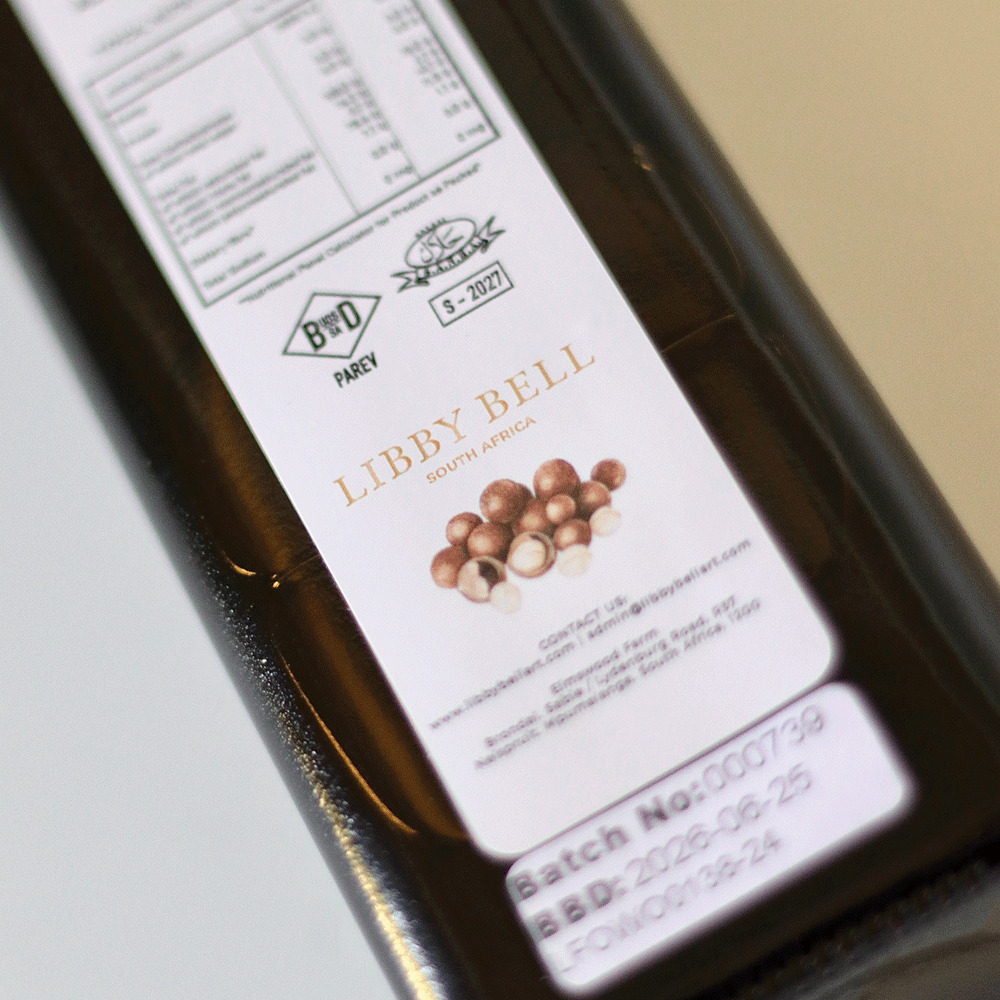Macadamia Oil (Cold pressed, Extra virgin)
