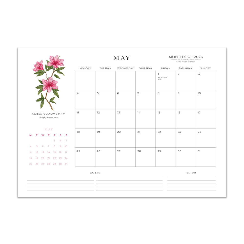 2026 A3 Deskpad Calendar (Large)