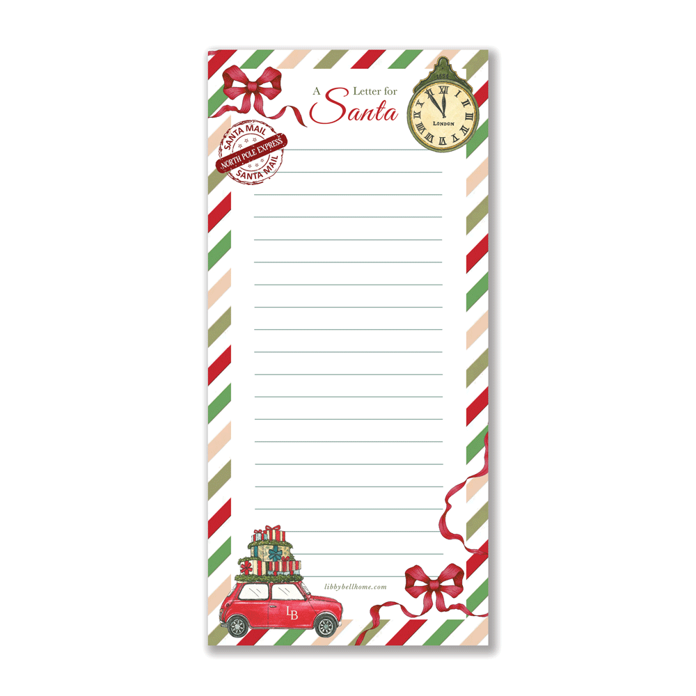 *PRE-ORDER* A Letter for Santa List Pad