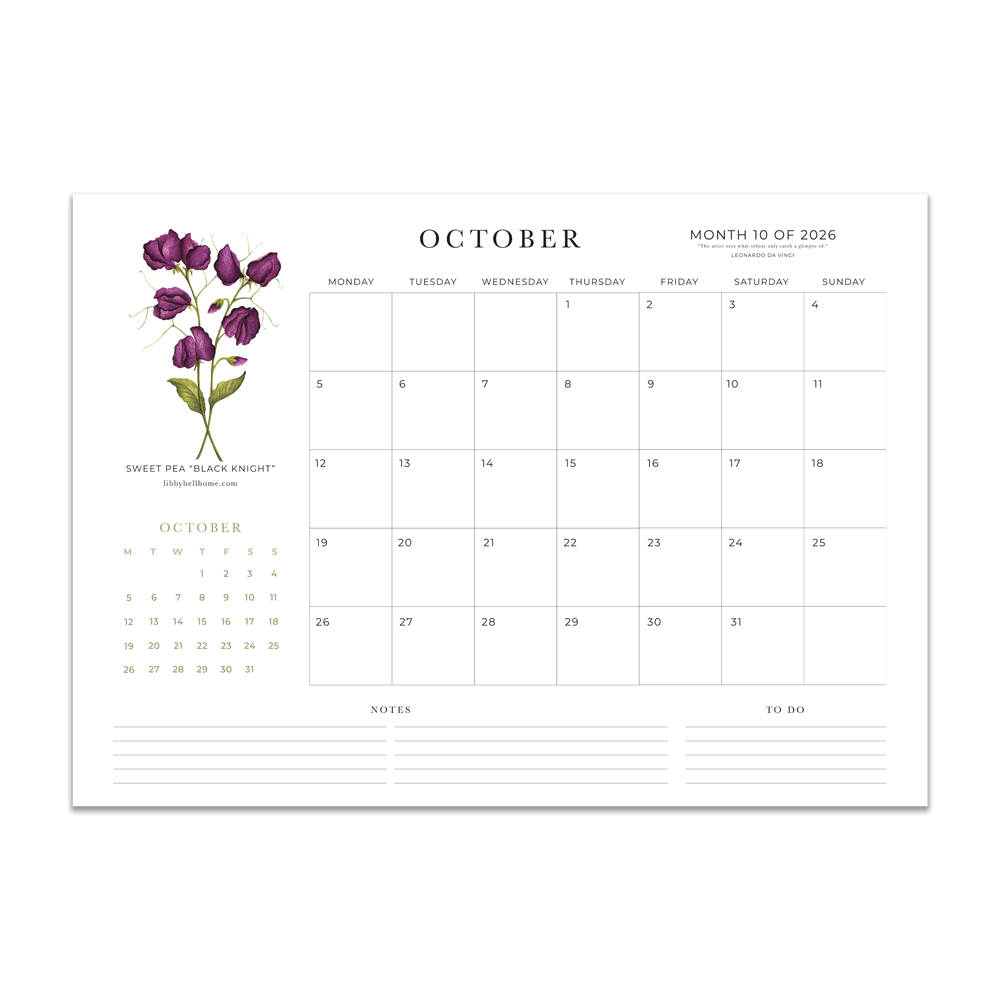 2026 A3 Deskpad Calendar (Large)