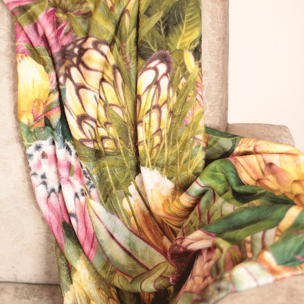 Proteas of RSA Luxe Blanket