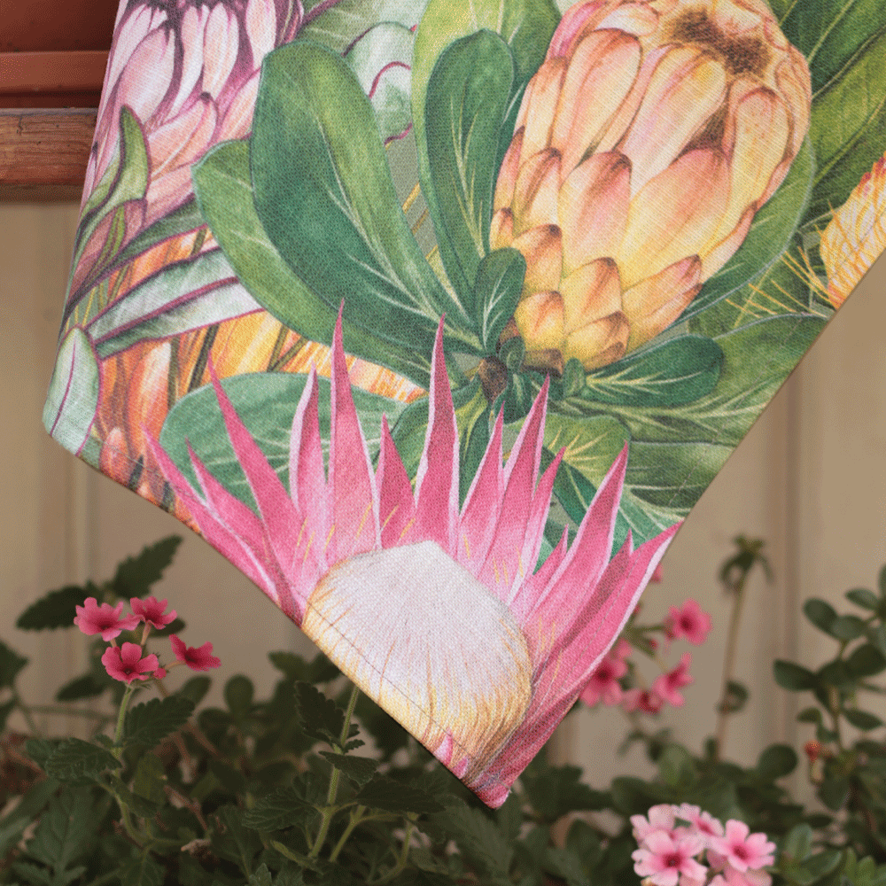 Perfect Proteas 100% Cotton Tea Towel
