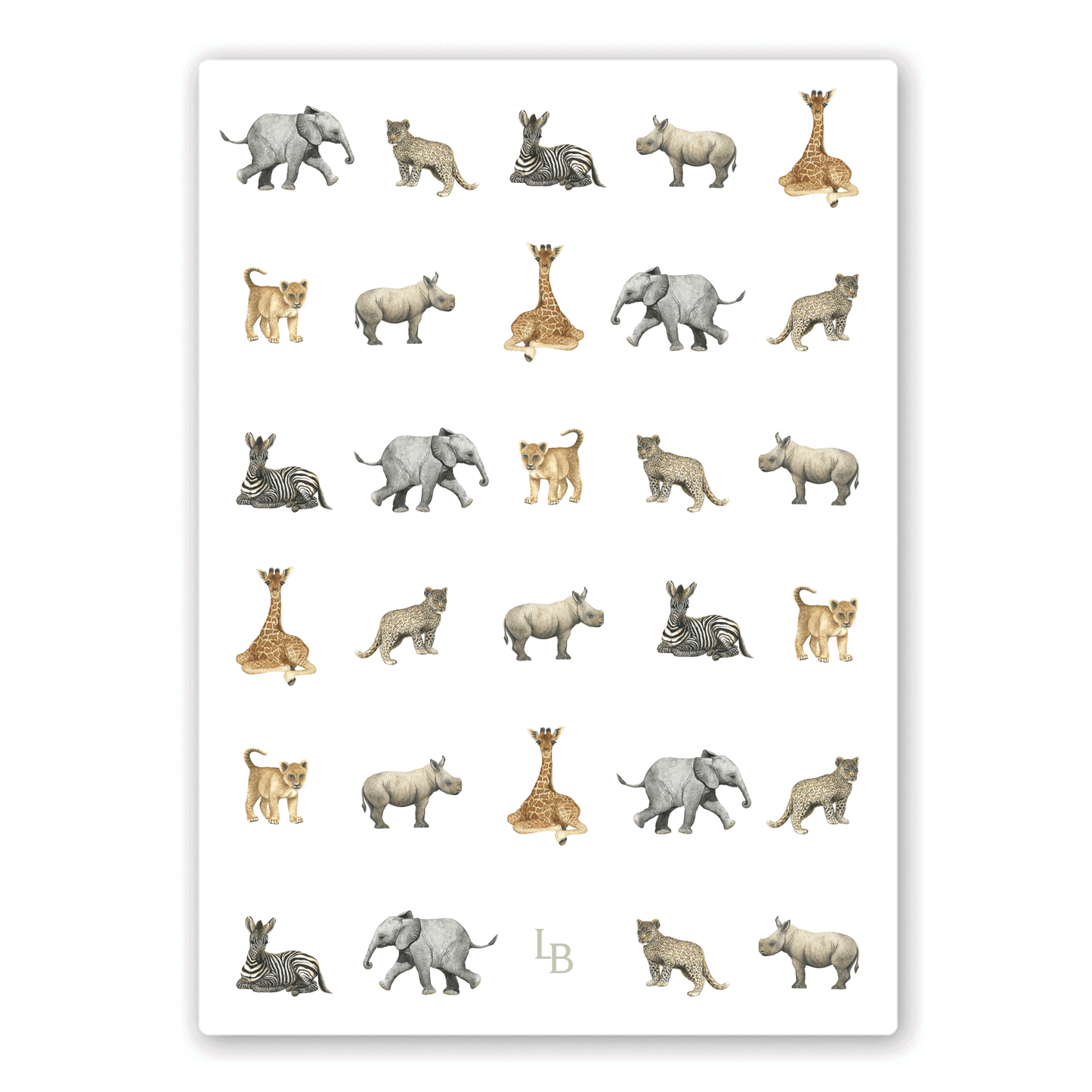 Heirloom Safari Babies Luxe Baby Blanket