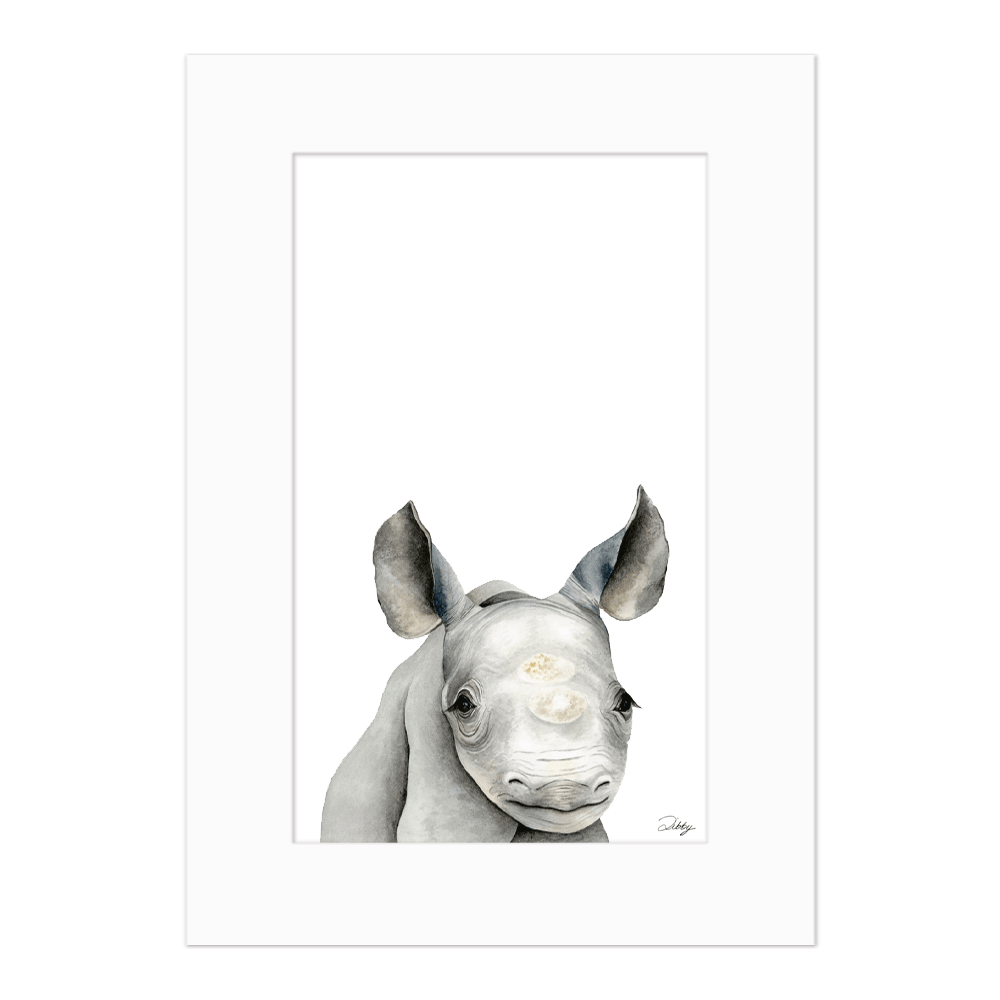 Baby Rhino - Portrait