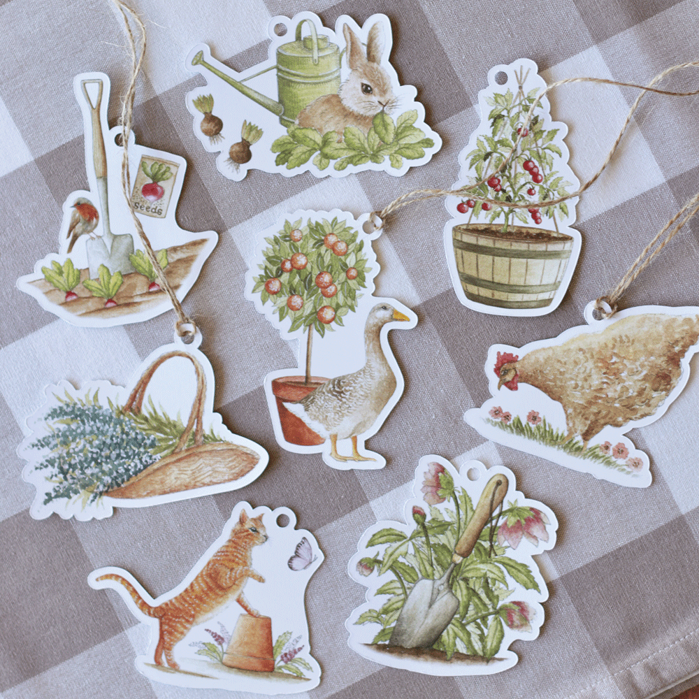 Veggie Patch Gift Tags (set of 8)