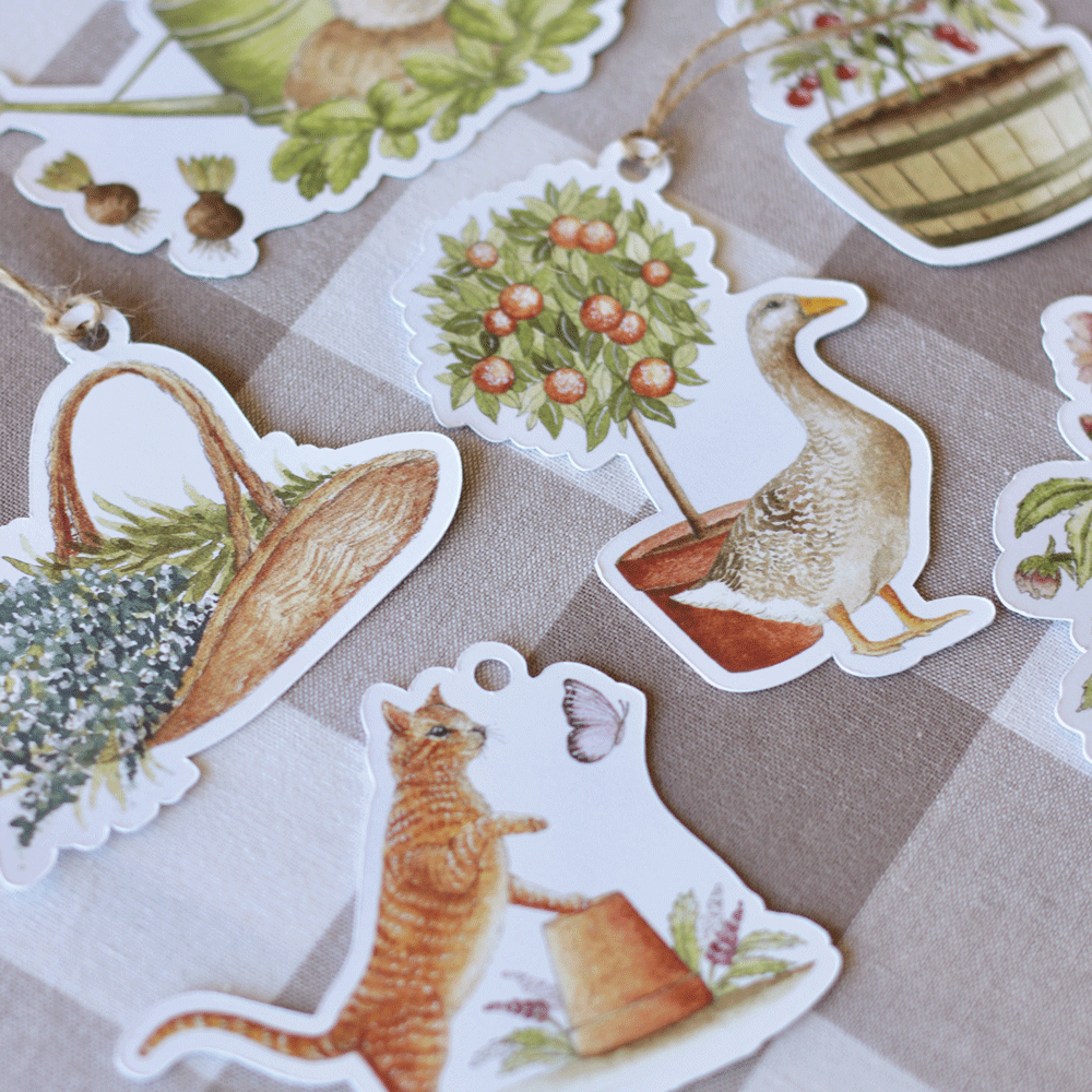 Veggie Patch Gift Tags (set of 8)
