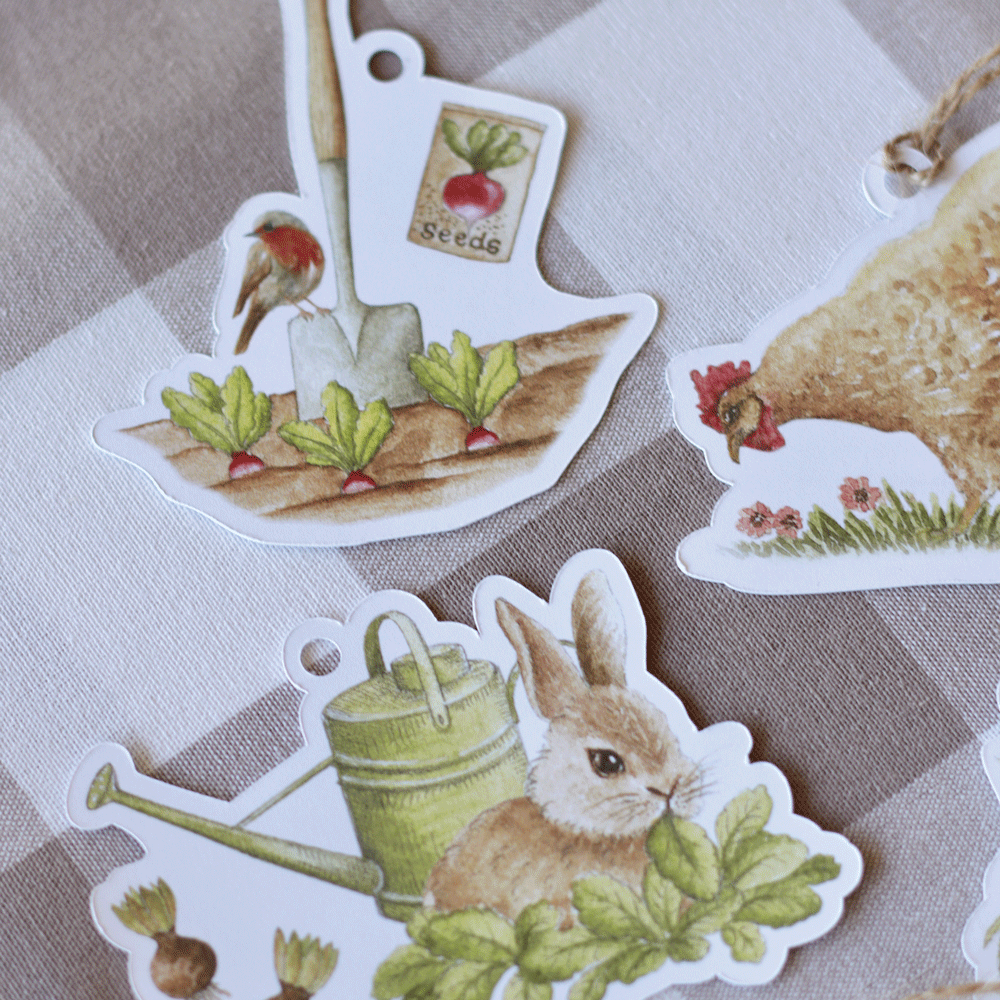 Veggie Patch Gift Tags (set of 8)