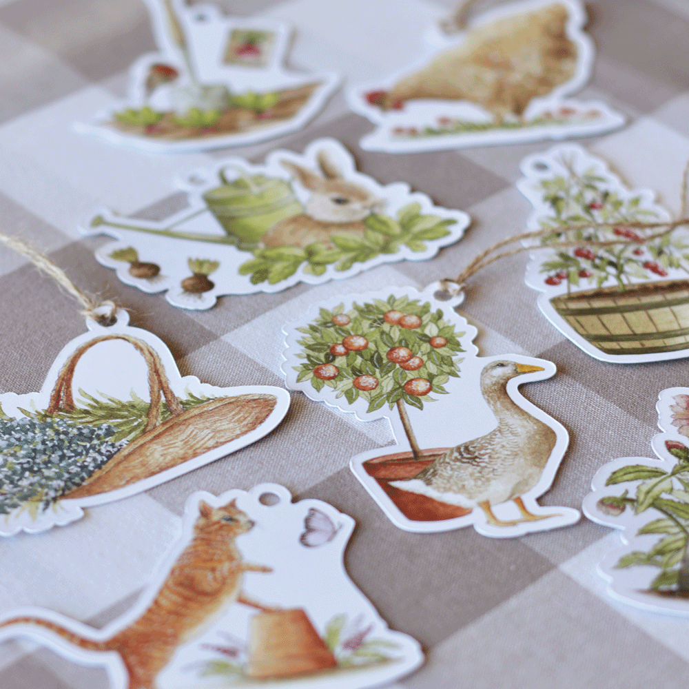 Veggie Patch Gift Tags (set of 8)