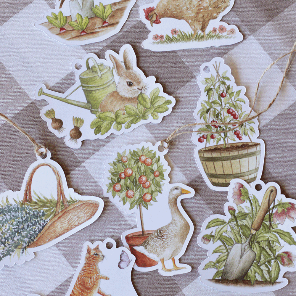 Veggie Patch Gift Tags (set of 8)