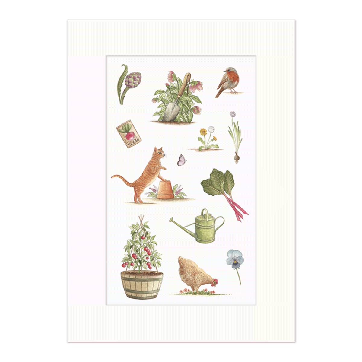Veggie Patch ii Print