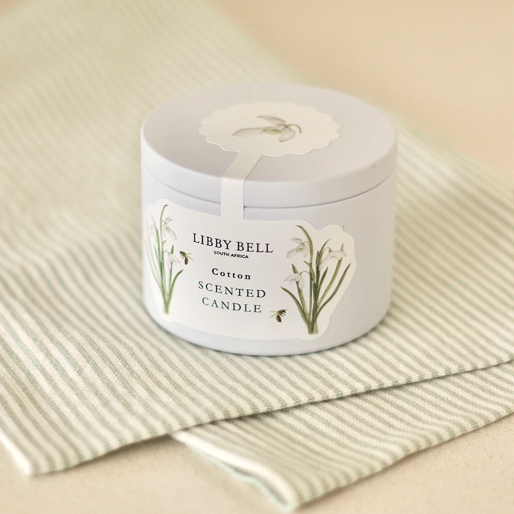 Soft Cotton Luxury Scented Candle