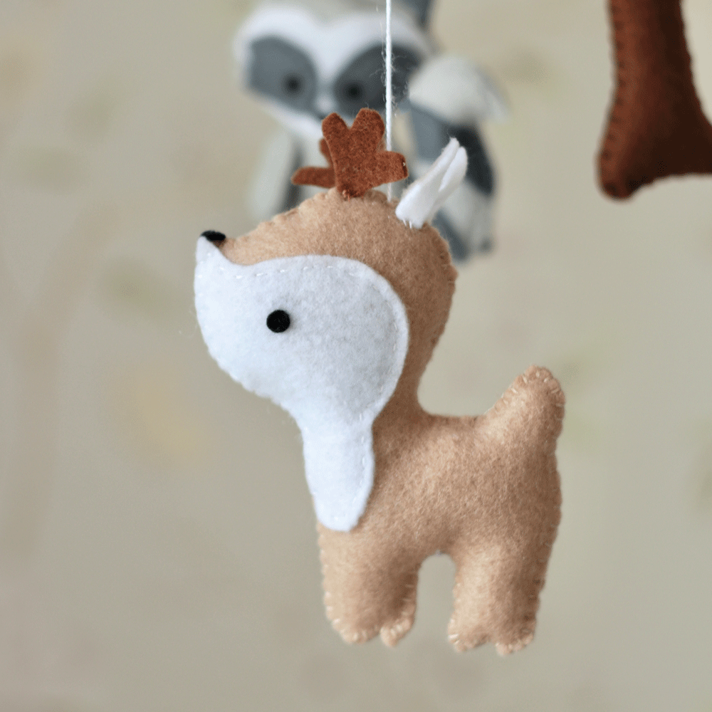 Woodland Felt Mobile