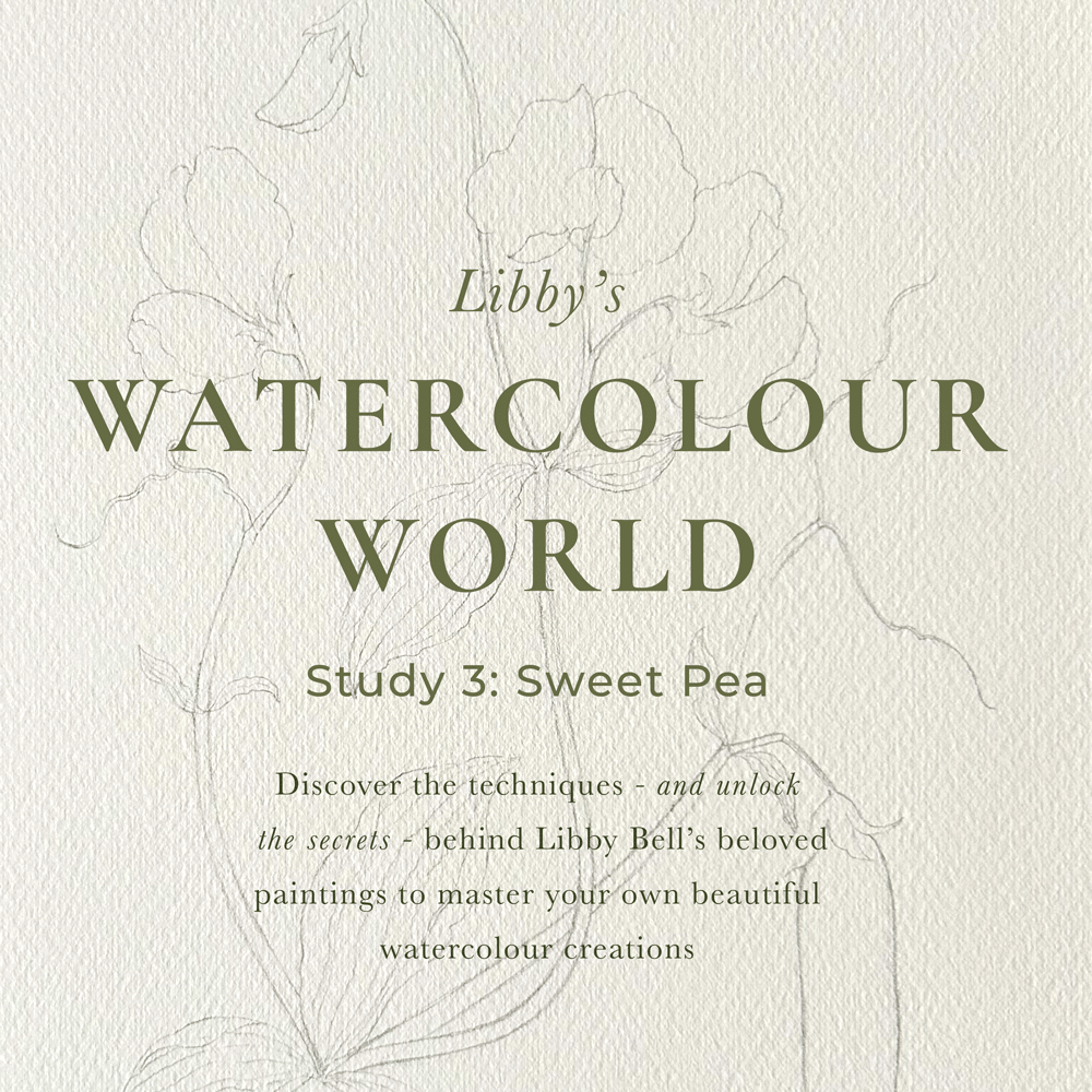 *Pre-Order* Sweet Pea Watercolour Workshop Pack