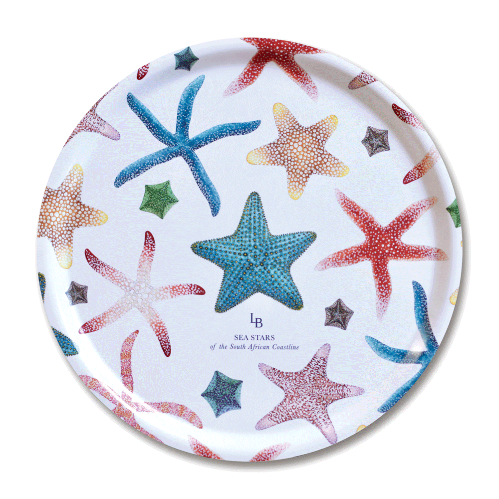 Sea Stars Round Tray - Large