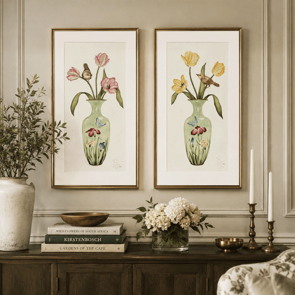 *NEW* Tulip Vases Pair of Originals