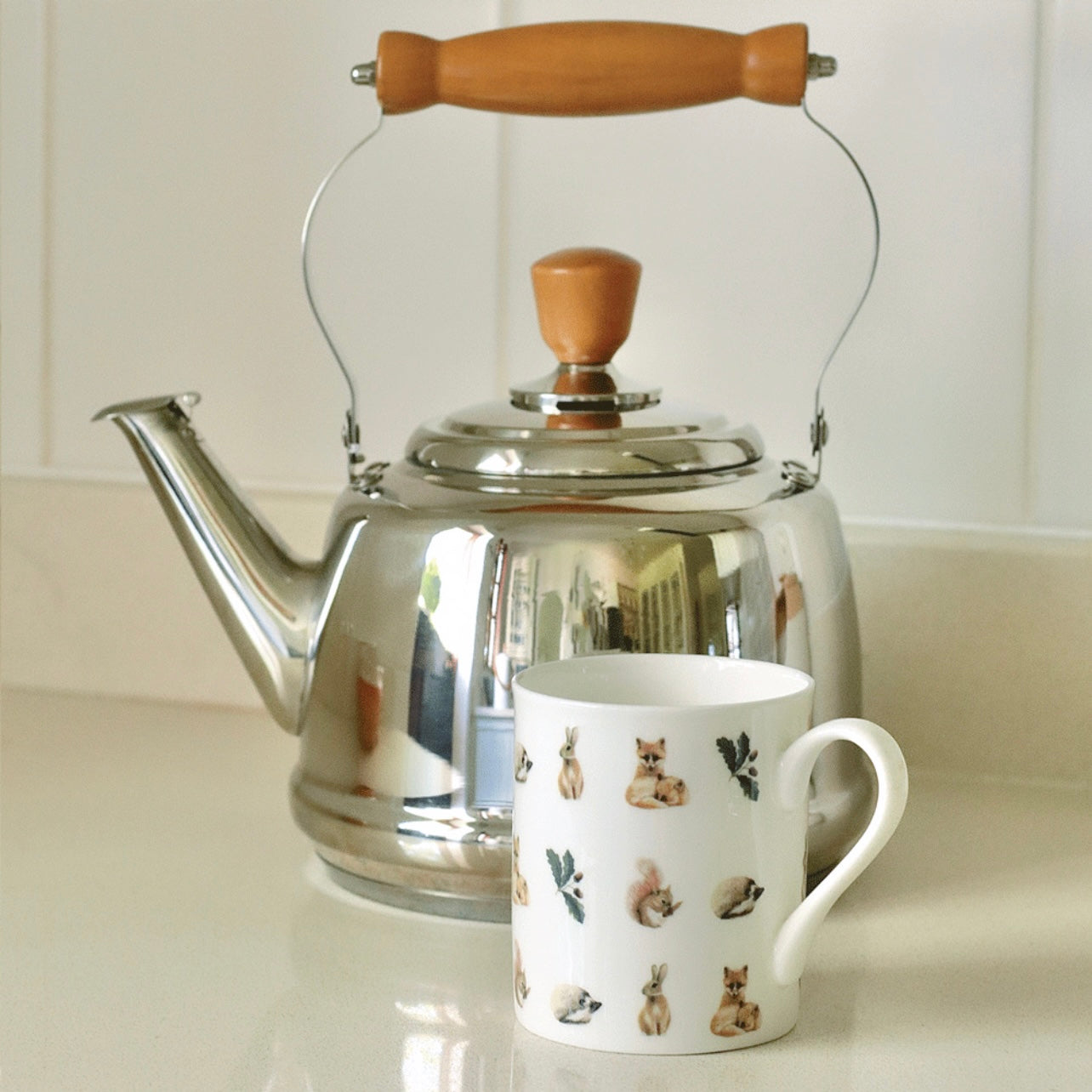 Woodland Fine Bone China Mug Set of 4