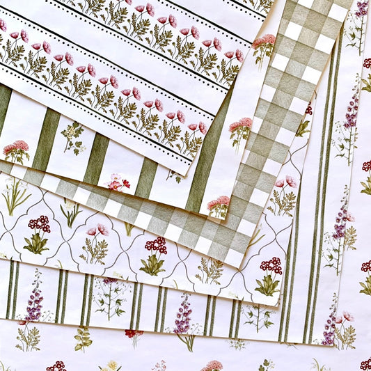 Floral Paper Pad
