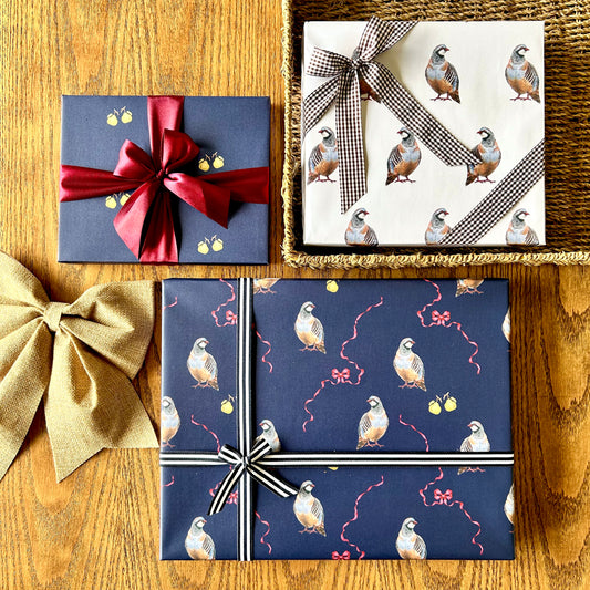 Wrapping Paper - Christmas Partridge