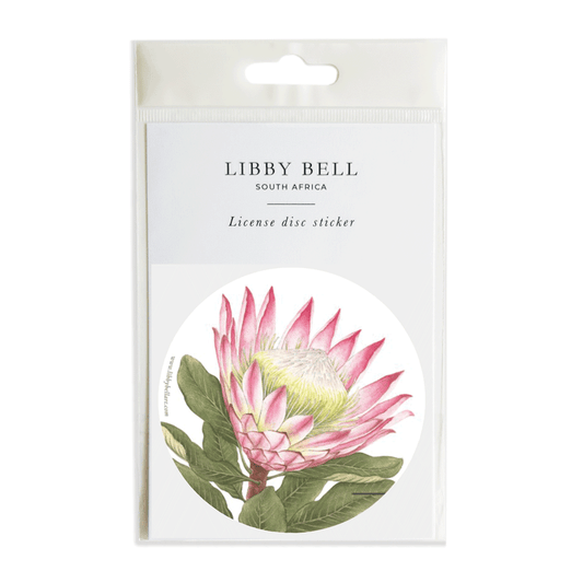King Protea License Disc Sticker
