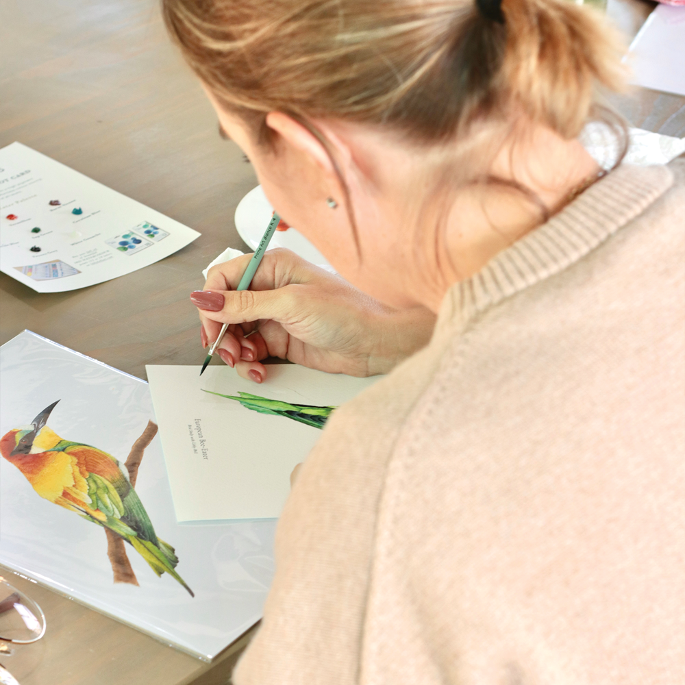 *Pre-Order* European Bee-Eater Watercolour Workshop Pack