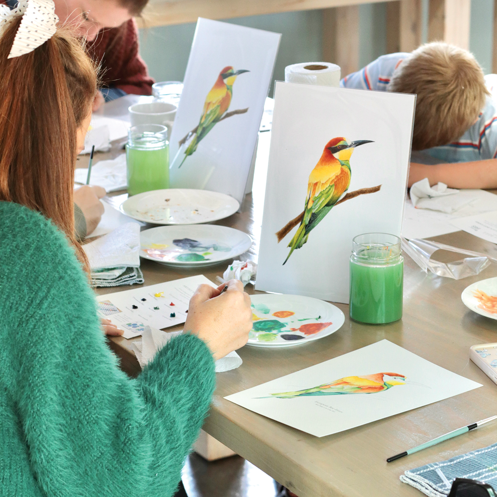 *Pre-Order* European Bee-Eater Watercolour Workshop Pack