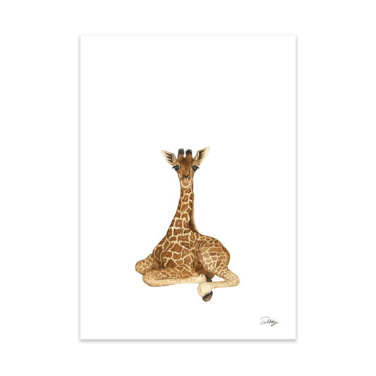 Safari Baby Giraffe Print