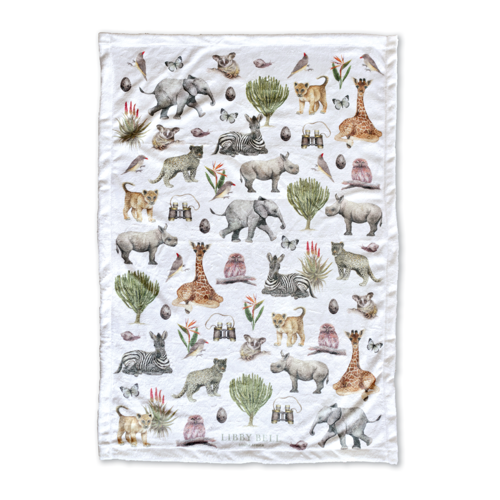 Sightings on Safari Luxe Baby Blanket
